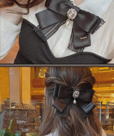 arnew hair clips Noble bow hairclip